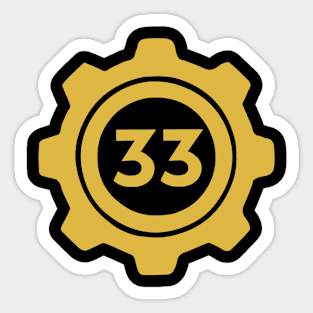 Vault 33 Sticker